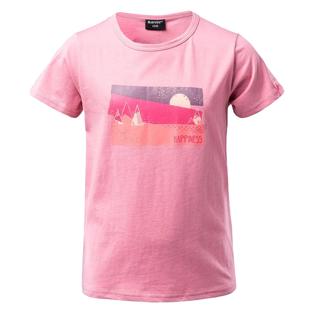 Hi-tec - Tshirt Manches Courtes Nela Fille (mauve Rosé) - T-shirt Manches Courtes - Rose - Decathlon