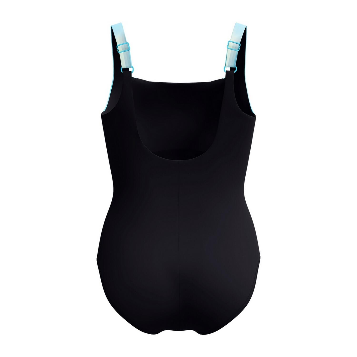 Dames Spdscu Lunalustre Eendelig Zwempak (Blauw) 2/4