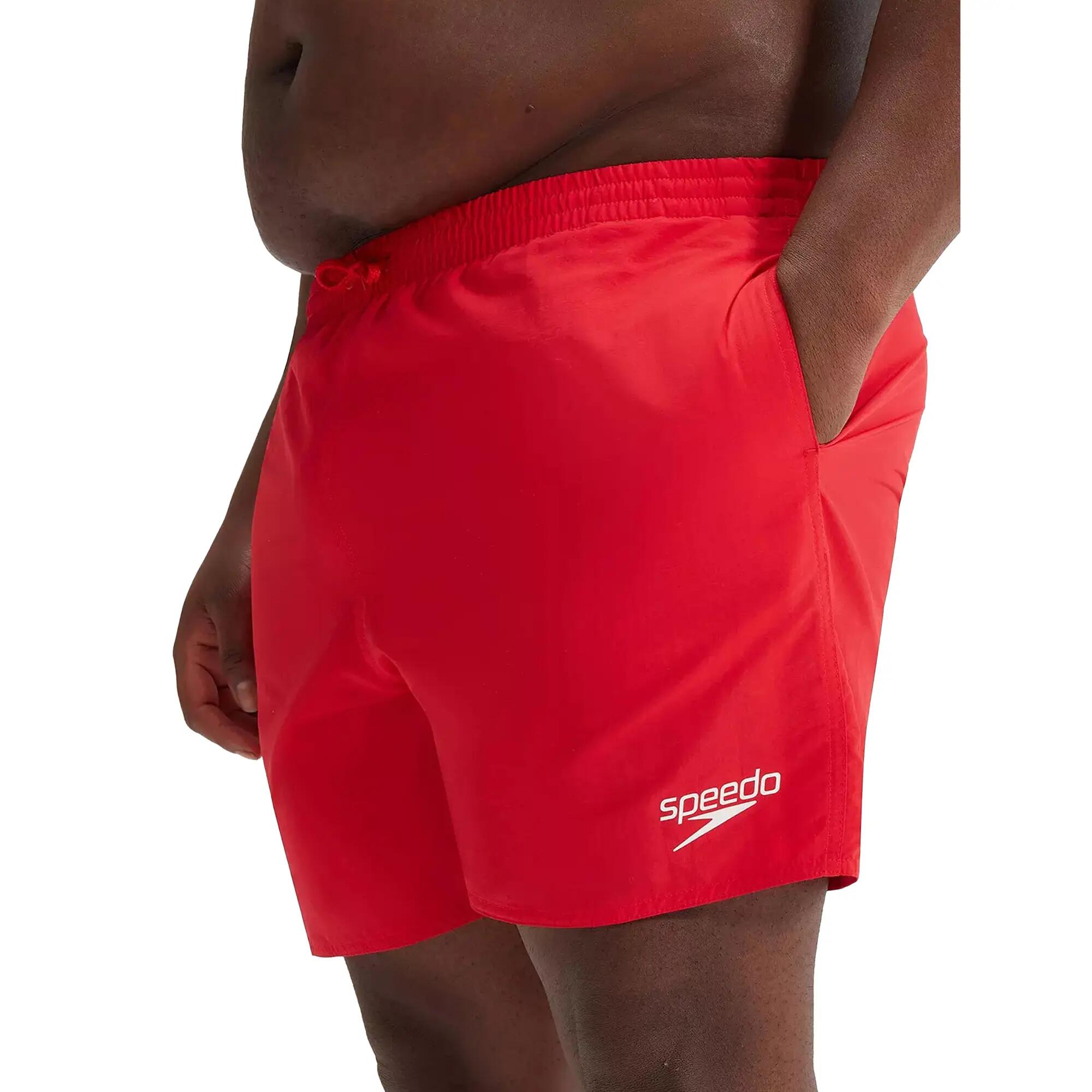 Heren Essentials Plus Korte Broek (Rood) 3/3