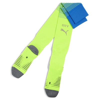 Manchester City 25/26 Graphic Socken Herren PUMA Pro Green Hyperlink Blue
