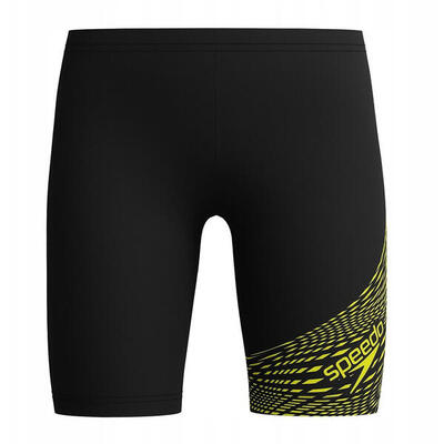 Jongens medley jammer logo zwemshort (blauw)