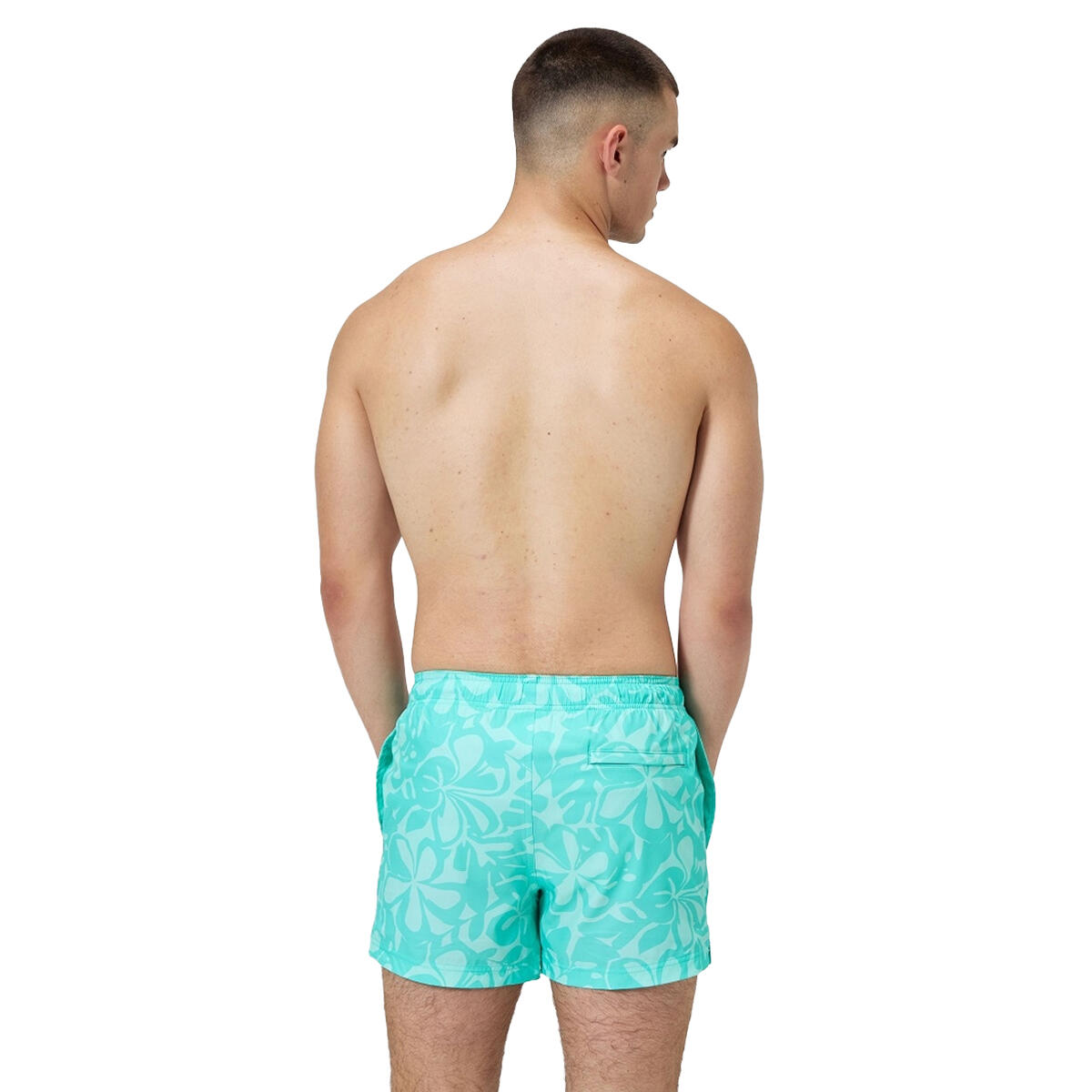 Short De Bain Style Imprimé REDONDO EDGE VOLLEY Homme (Bleu) 2/4