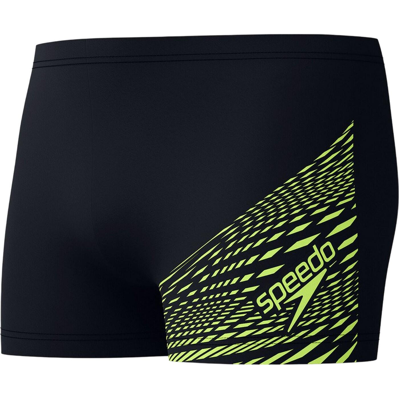 Heren Medley Logo Zwemshort (Geel) 4/4