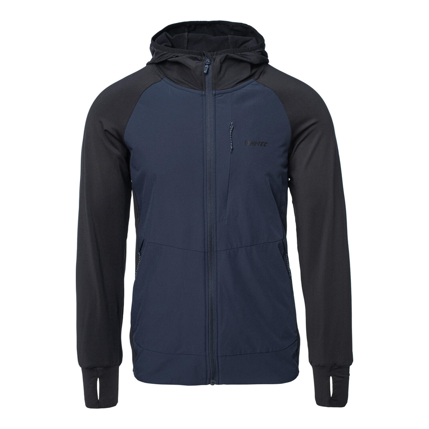 Hi-tec - Sweat À Capuche Jorse Homme (bleu Foncé / Noir) - Sweat-shirt - Bleu|noir - Decathlon