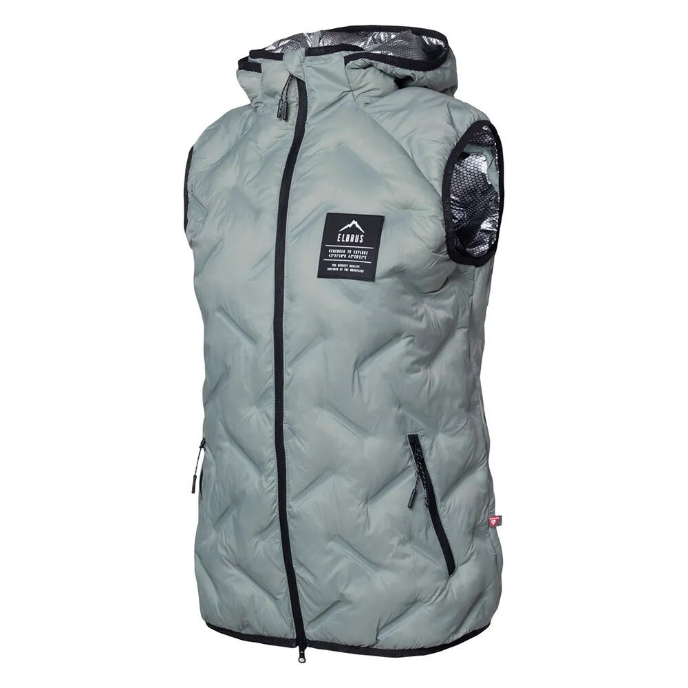 Klassieke gewatteerde bodywarmer met capuchon - Dames