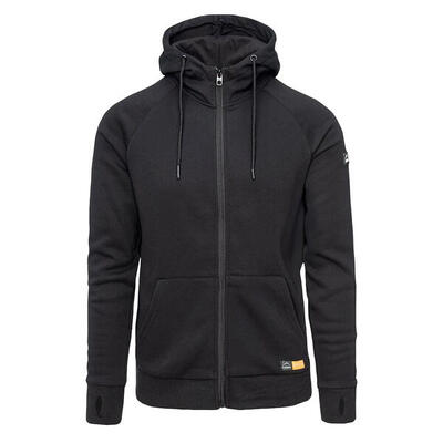 Heren rufo full zip hoodie (zwart)