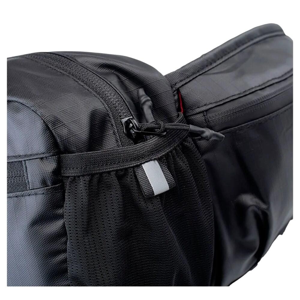 Gürteltasche "Sudetes" Damen und Herren Schwarz/Salsa 2/4