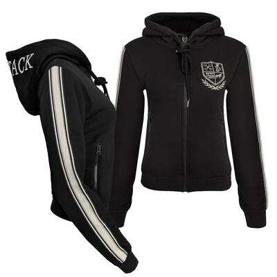 Sally sportvest dames bruin l rits warm