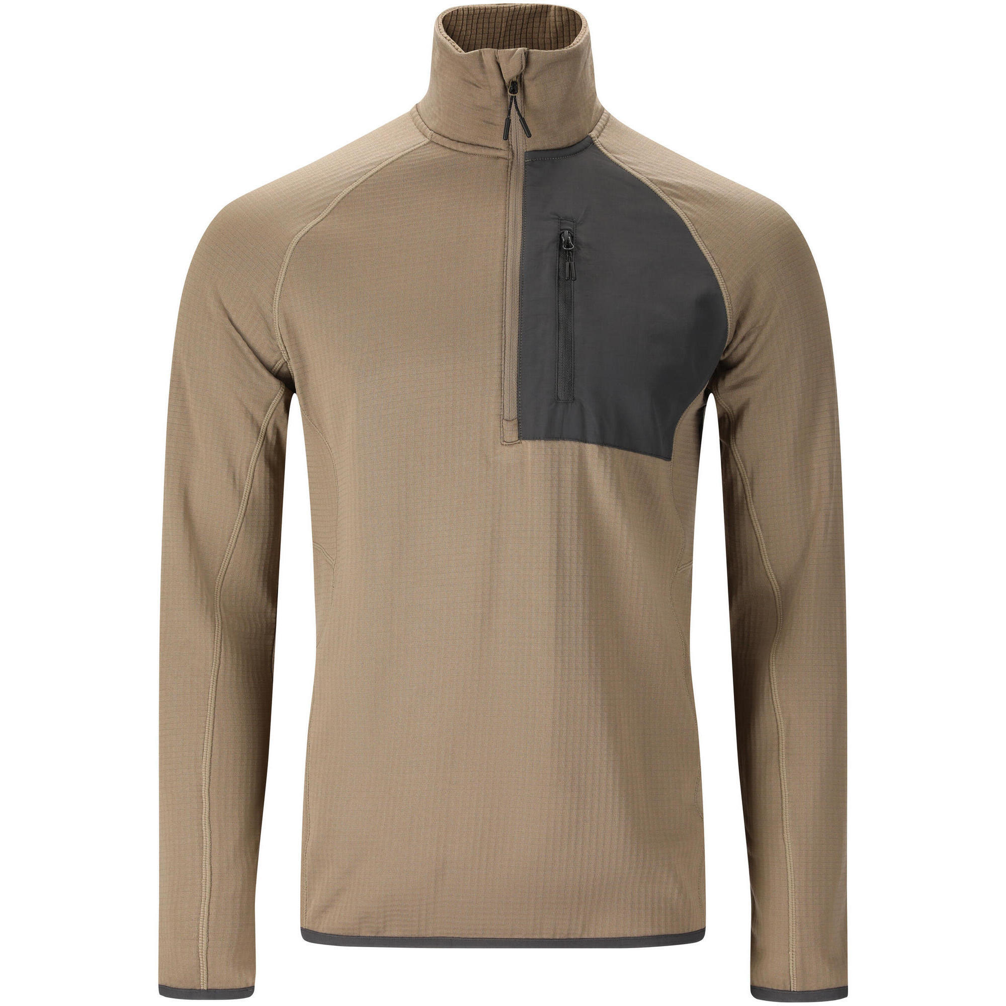 Whistler - Couche Intermédiaire Helge - T-shirt Manches Longues - Gris|marron - Decathlon