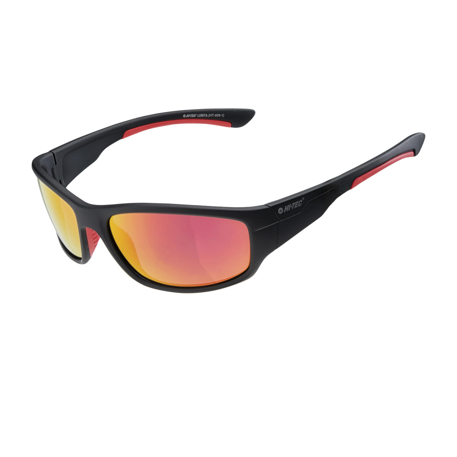 Gafas de Sol Lunita para Adultos Unisex Negro, Rojo 2/3