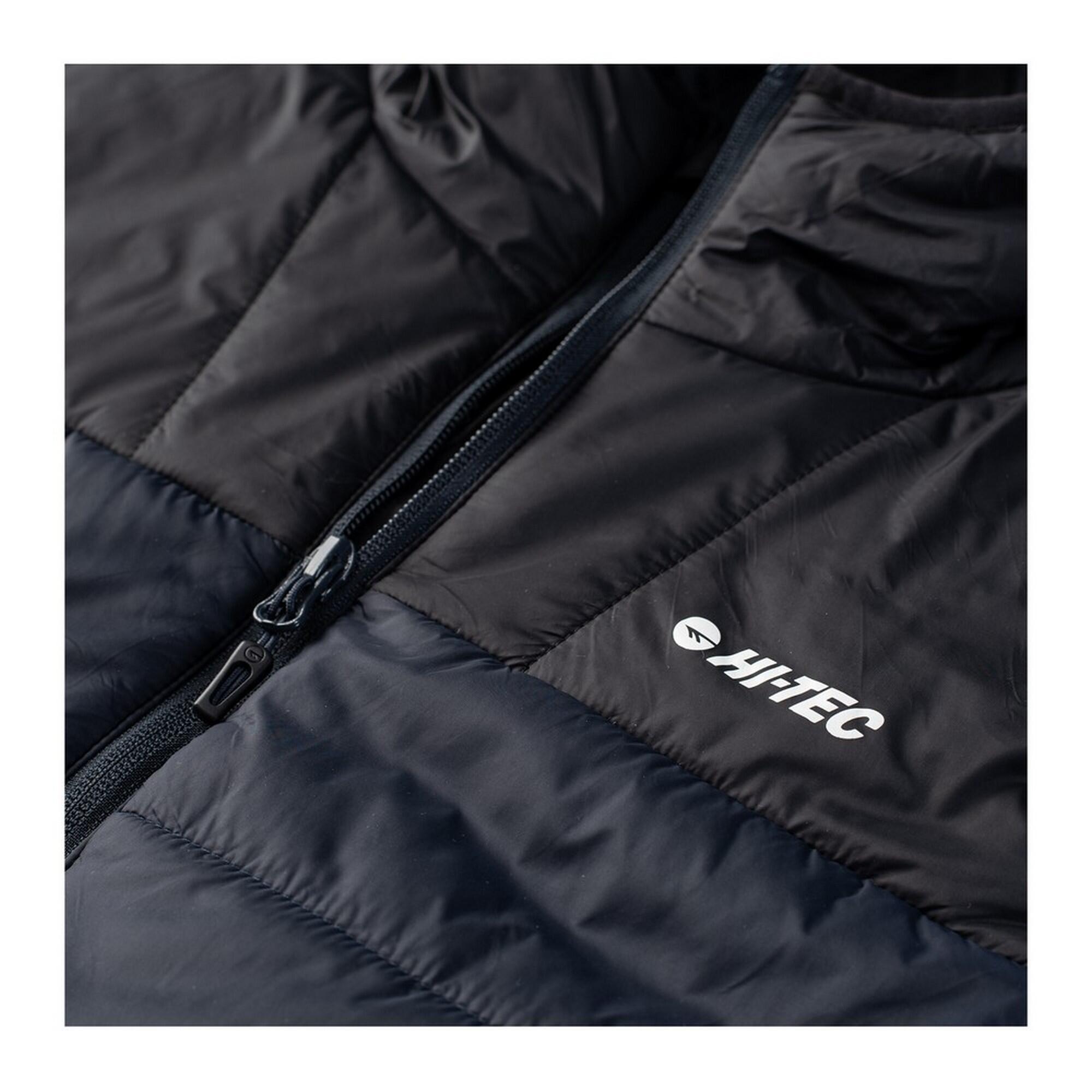 Veste Sans Manches Style Matelassé SAVARO Homme (Bleu Foncé / Noir) 4/4