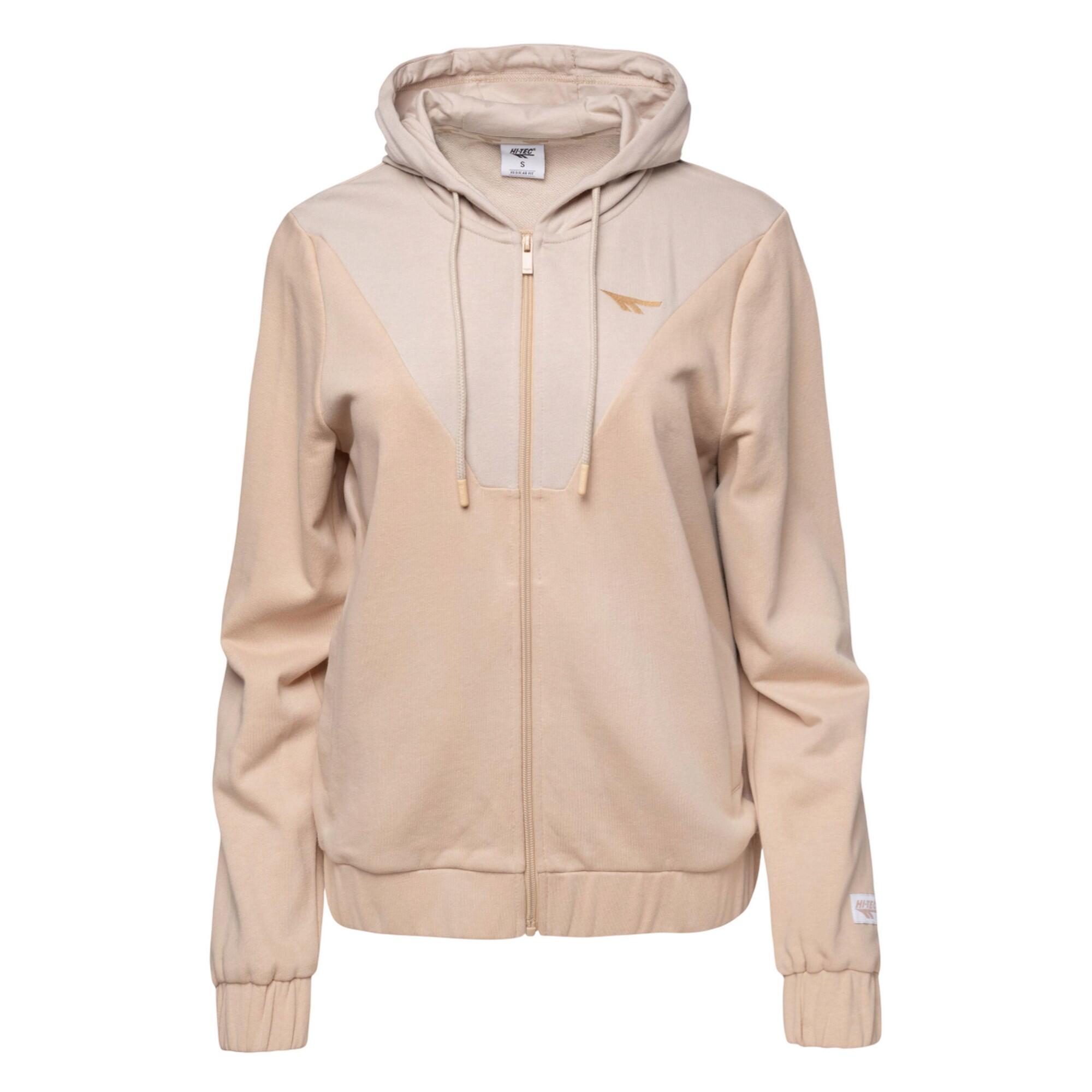 Hi-tec - Veste À Capuche Hiba Femme (marron Clair) - Sweat-shirt - Marron - Decathlon