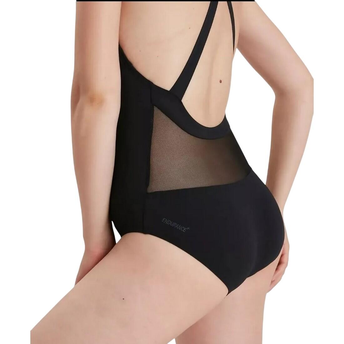 Maillot De Bain 1 Pièce POWER Femme (Noir) 3/4