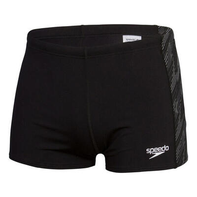 Heren hyperboom zwemshort (zwart/wit)