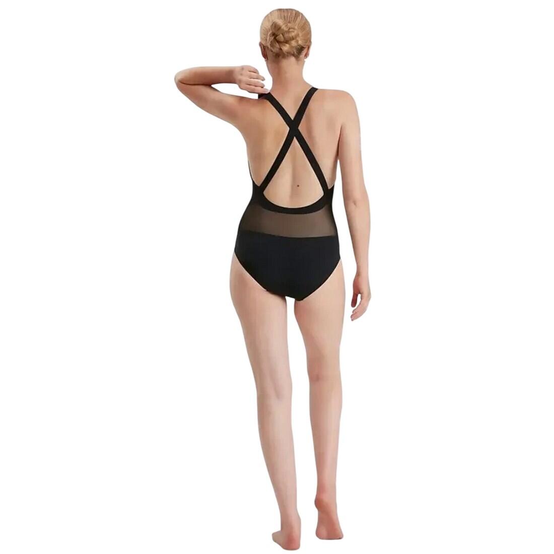 Maillot De Bain 1 Pièce POWER Femme (Noir) 2/4
