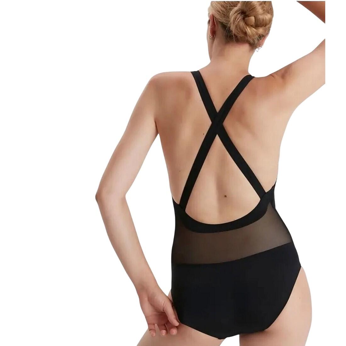Maillot De Bain 1 Pièce POWER Femme (Noir) 4/4