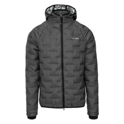Heren huel primaloft gewatteerd jack (donkergrijs)