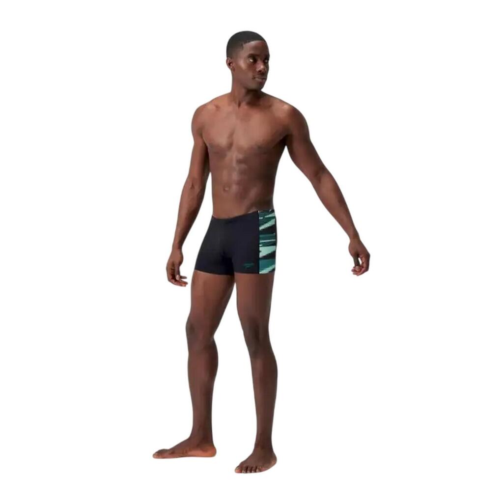 Mens Hyperboom Panel Swim Shorts (Green)