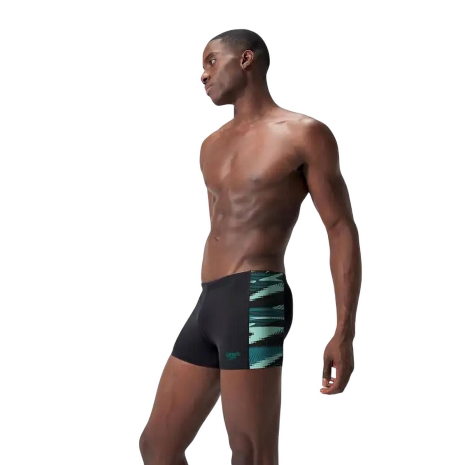 Short De Bain Style Panneau HYPERBOOM Homme (Vert) 2/3