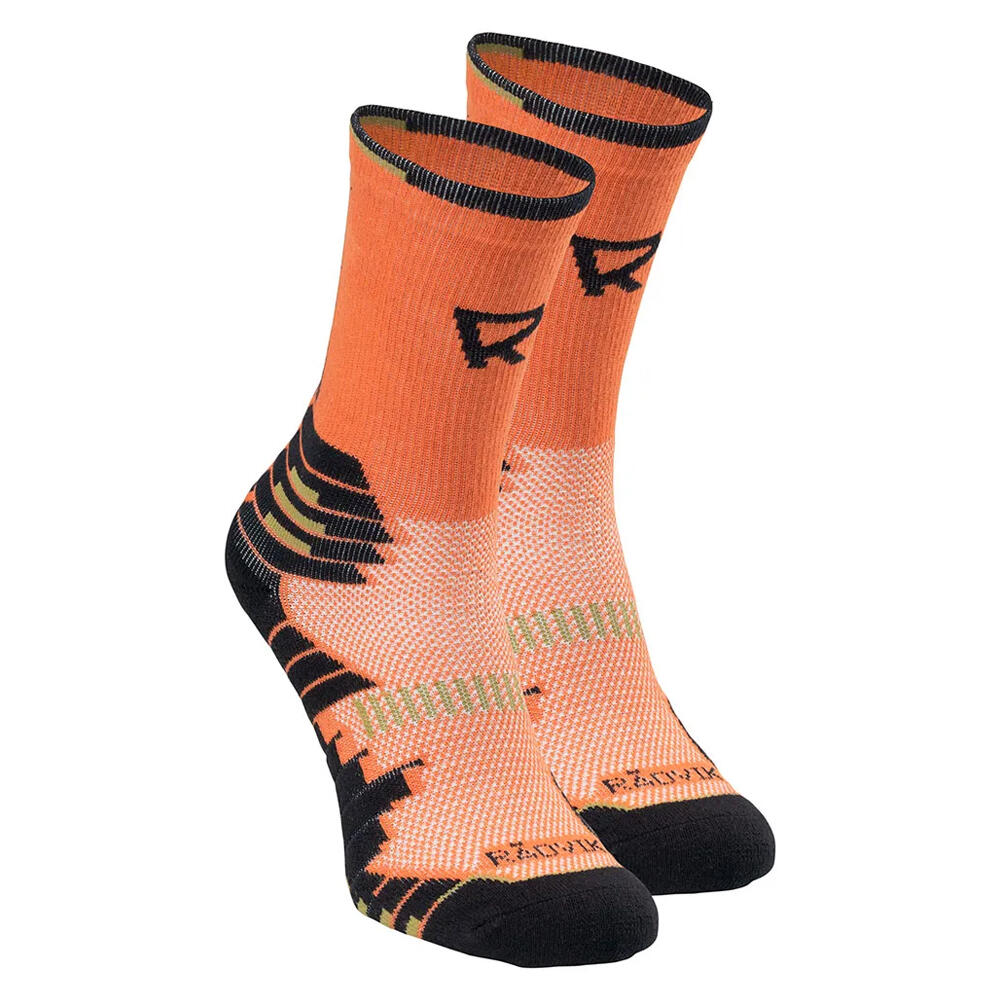 Radvik - Chaussettes Frejr Homme (orange) - Chaussettes - Jaune|orange - 38/42 - Decathlon