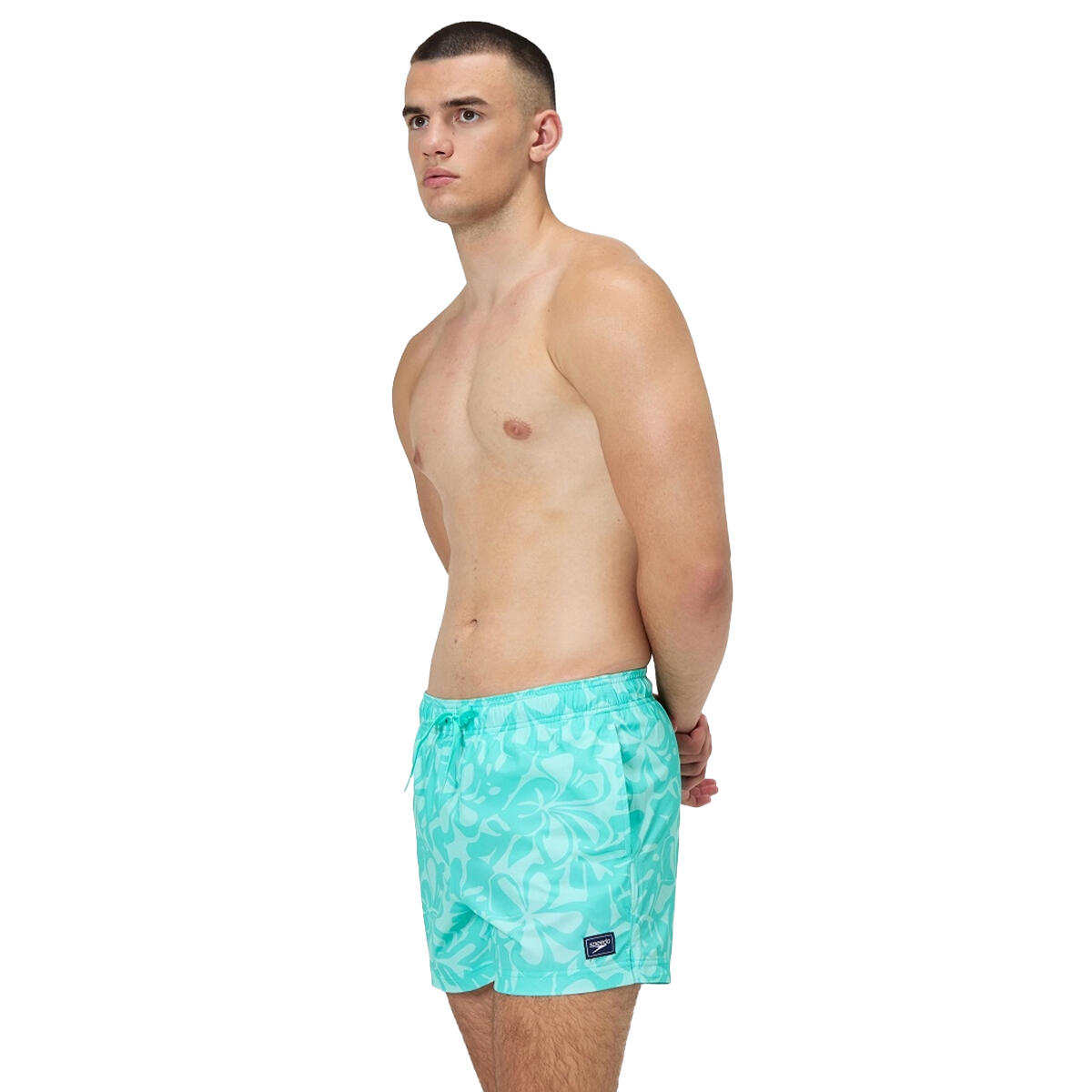 Short De Bain Style Imprimé REDONDO EDGE VOLLEY Homme (Bleu) 3/4
