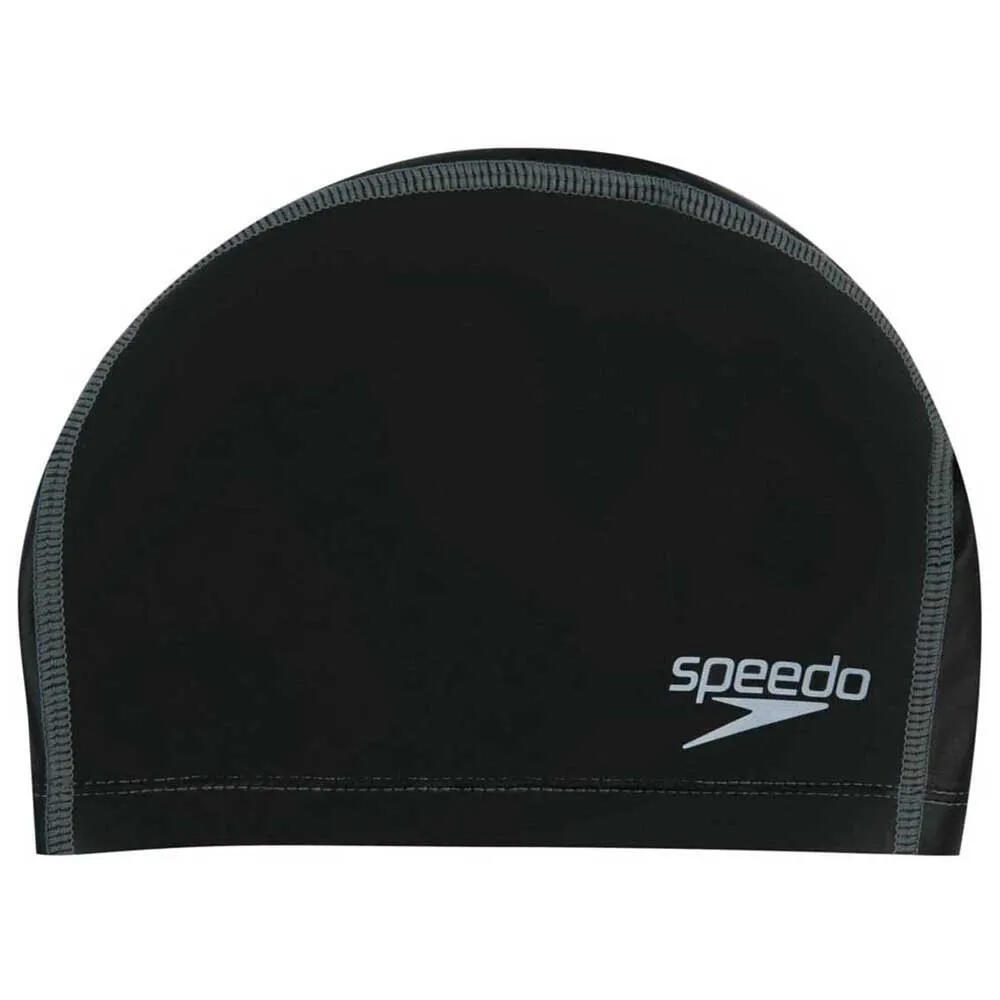 Pace Logo Long Hair Swimming Cap (Black)