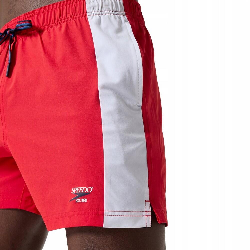 Short De Bain VOLLEY Homme (Rouge) 3/4