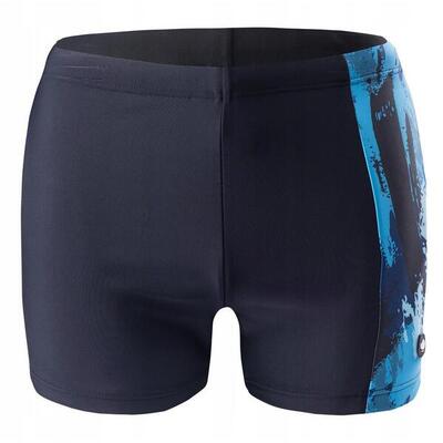 Heren levu zee print zwemshort (zwart)