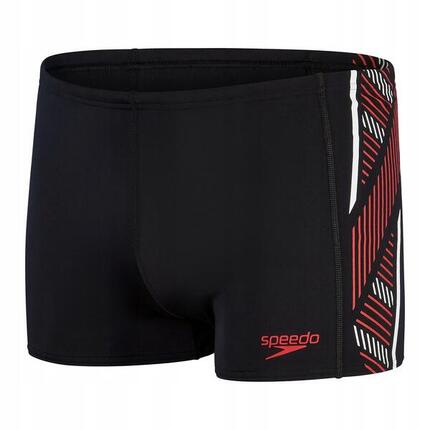 Short De Bain TECH PNL ASHT Homme (Noir / Rouge / Blanc)