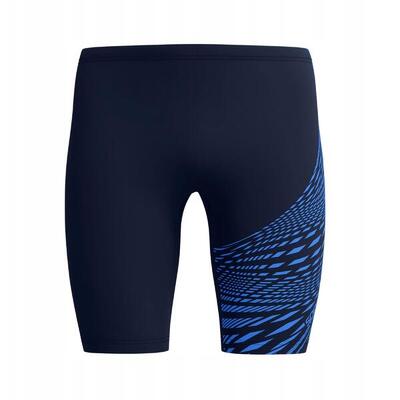 Heren medley logo zwemshort (blauw)