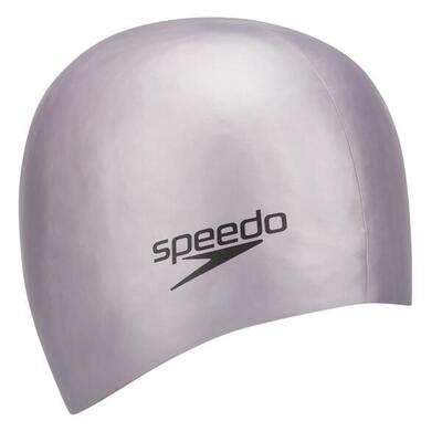 Silicone gegoten badmuts (zwart)