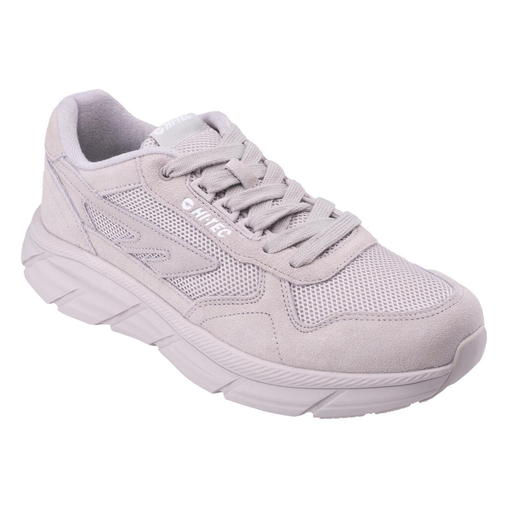 Mens Nilson Suede Low Trainers (Cool Grey)