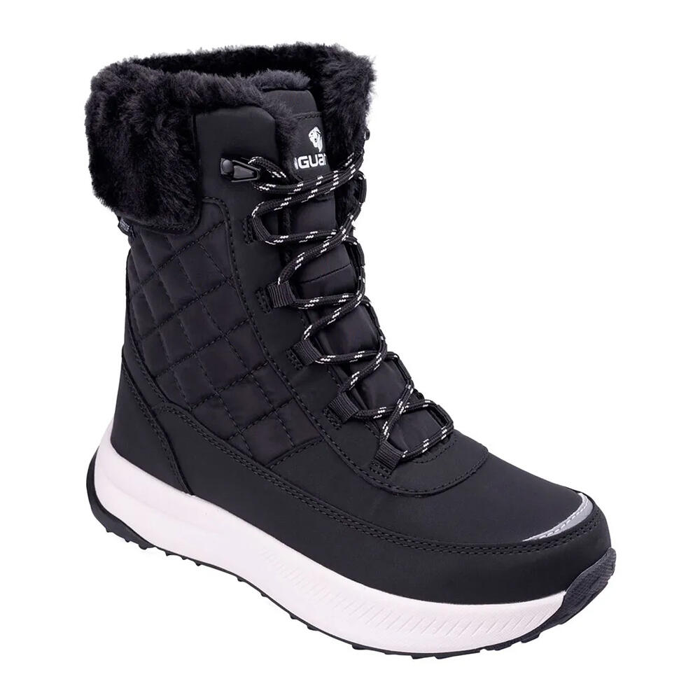 Womens/Ladies Ivory Walking Boots (Black)