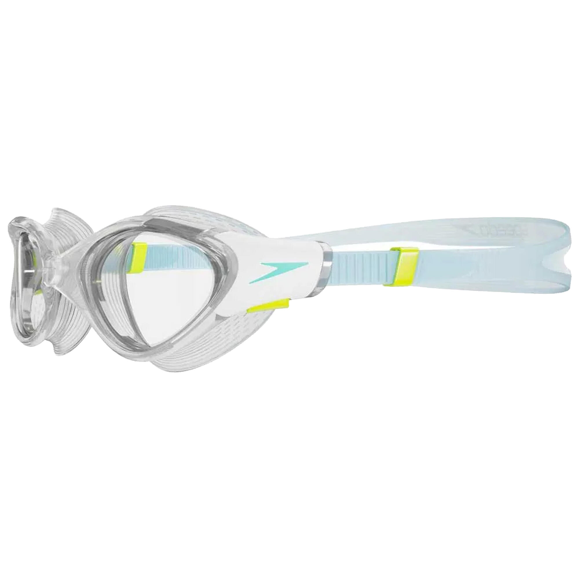 Lunettes De Natation BIOFUSE 2.0 Femme (Transparent / Bleu) 3/4