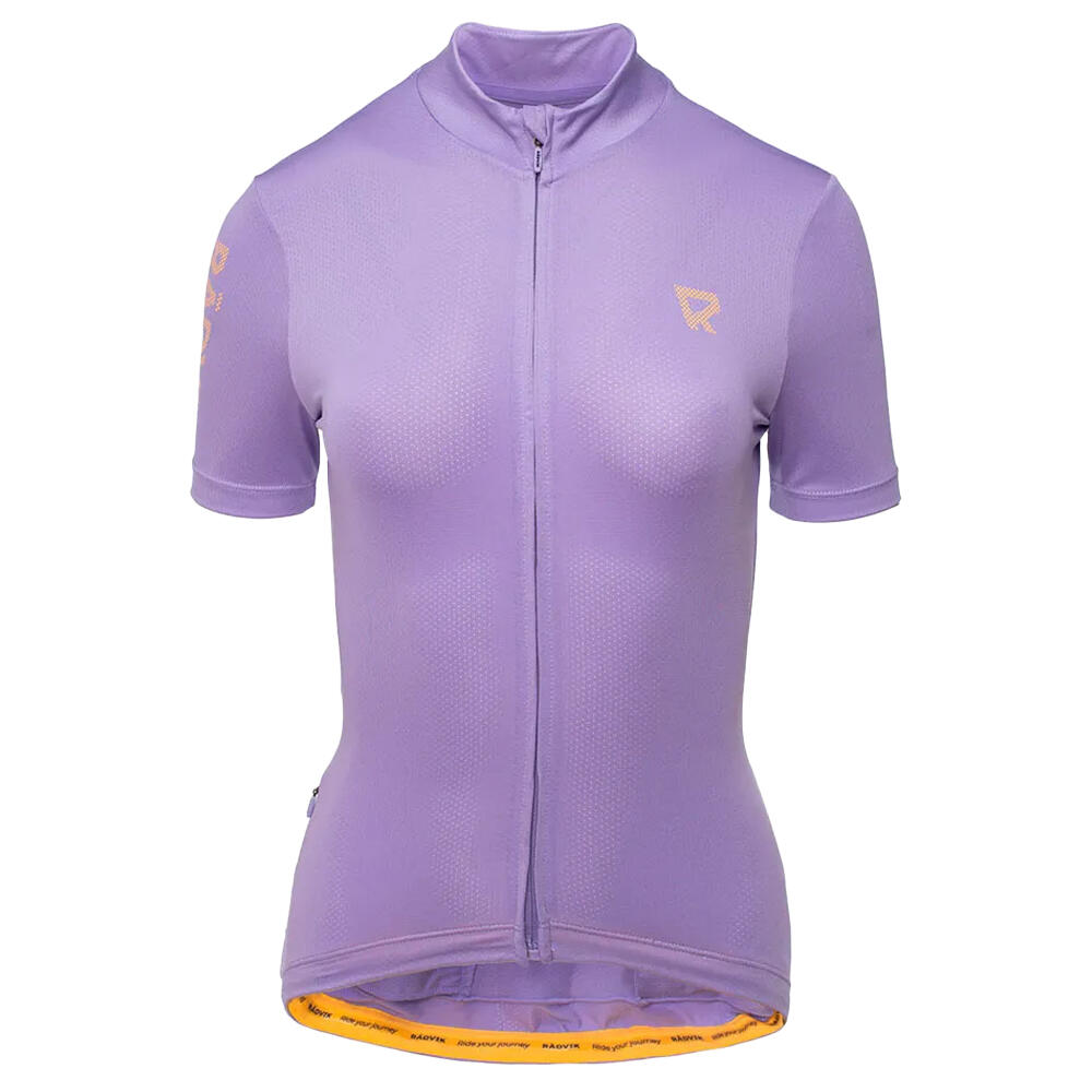 Radvik - Maillot De Cyclisme Skuli Femme (mauve) - T-shirt Manches Courtes - Rose - Decathlon