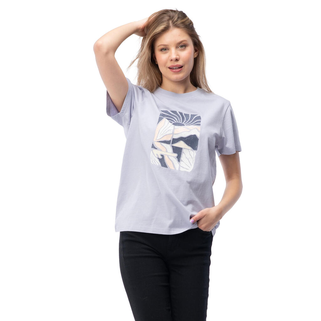 Womens/Ladies Gladys ShortSleeved TShirt (Violet)