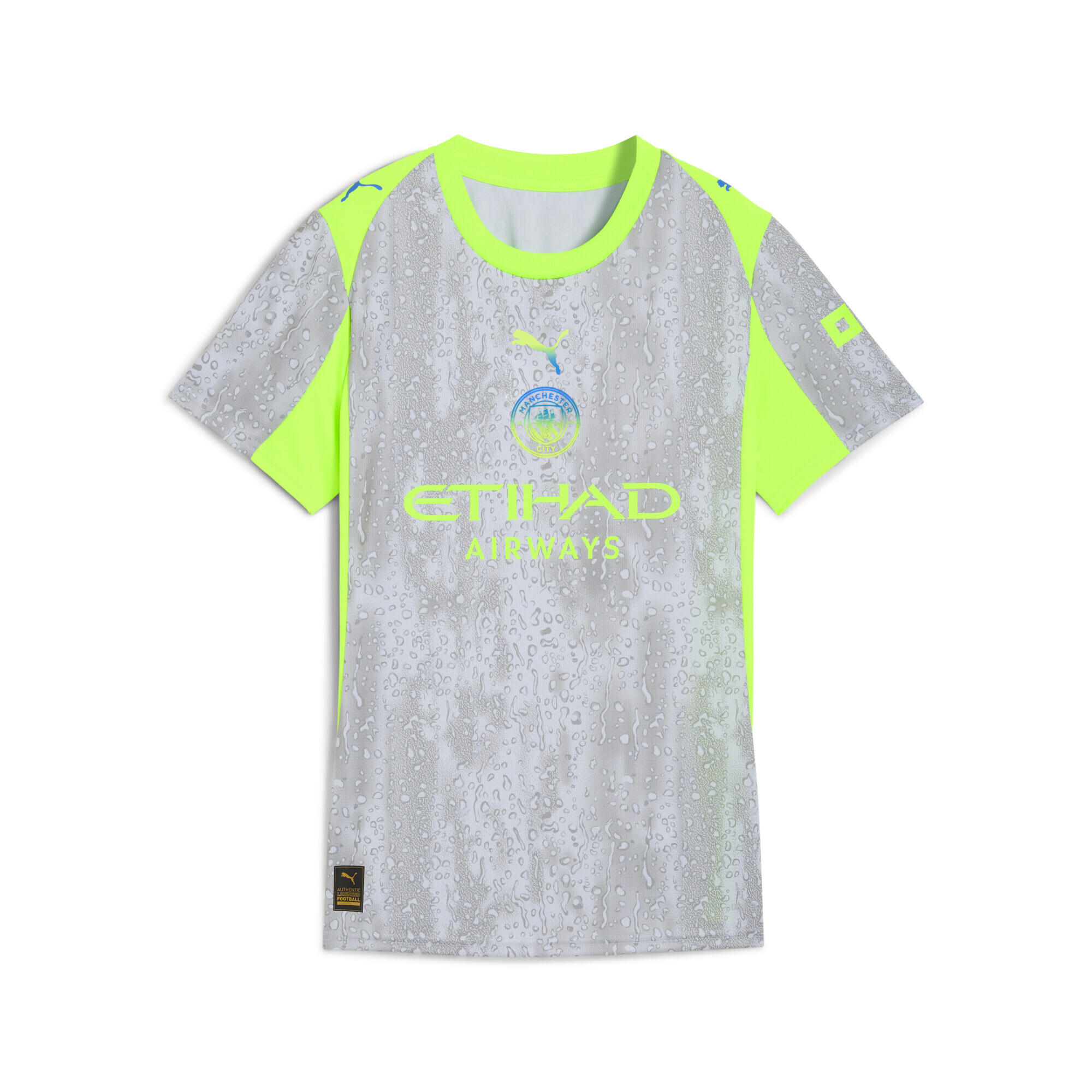 Damska trzecia koszulka Manchester City 25/26 PUMA Cool Weather Pro Green Blue