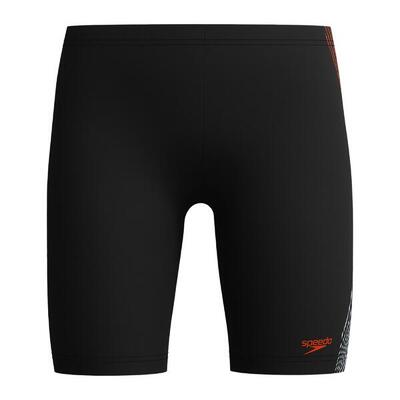 Jongens plastisol plaatsing jammer shorts (oranje)