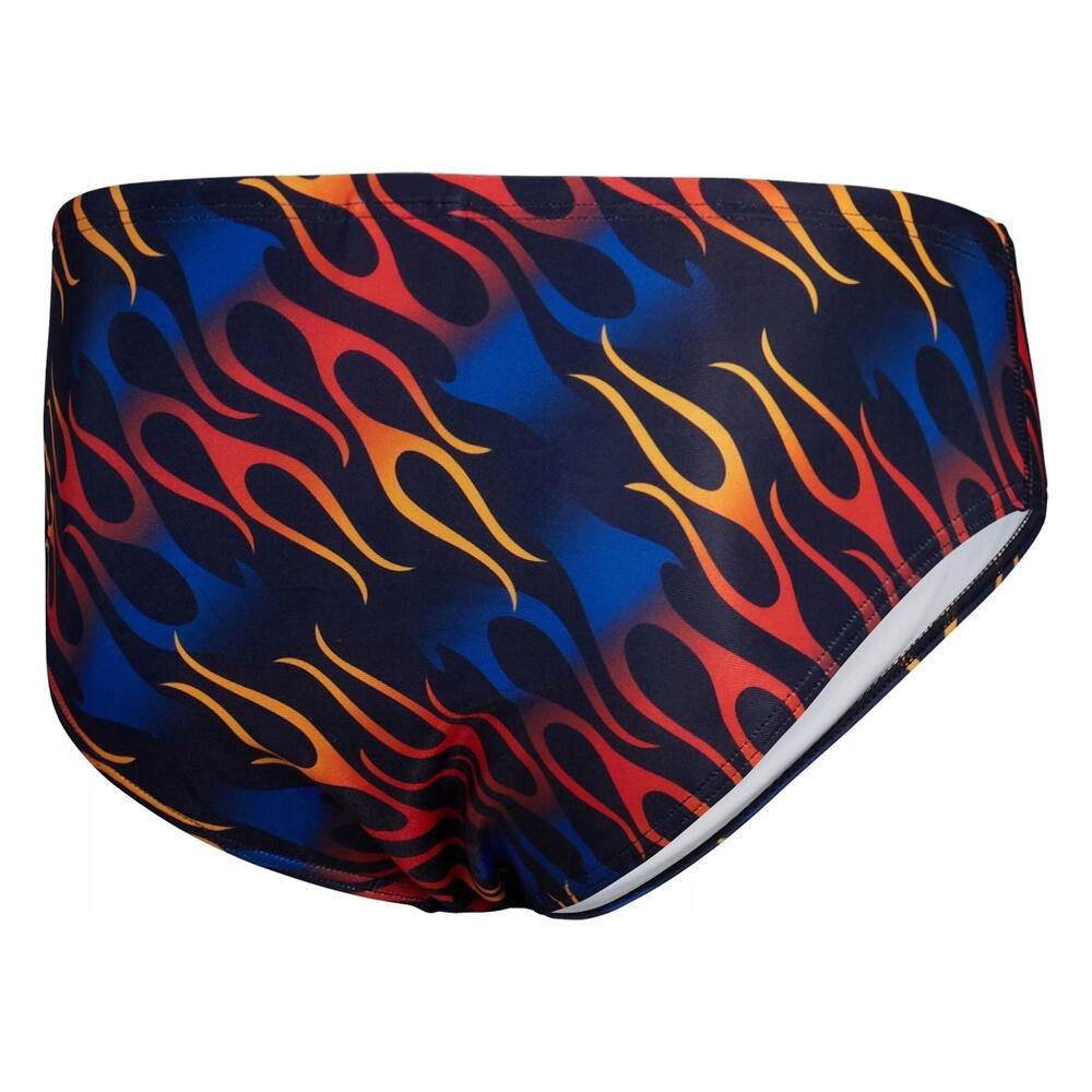 Short De Bain ALOV DIGI Homme (Bleu / Rouge) 2/3