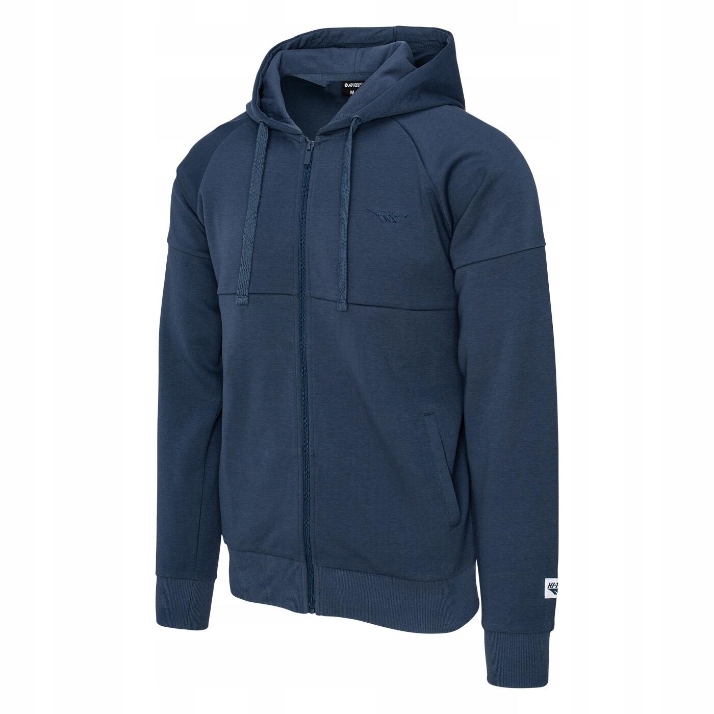 Sudadera con Cremallera Hadar para Hombre Denim Oscuro 3/3