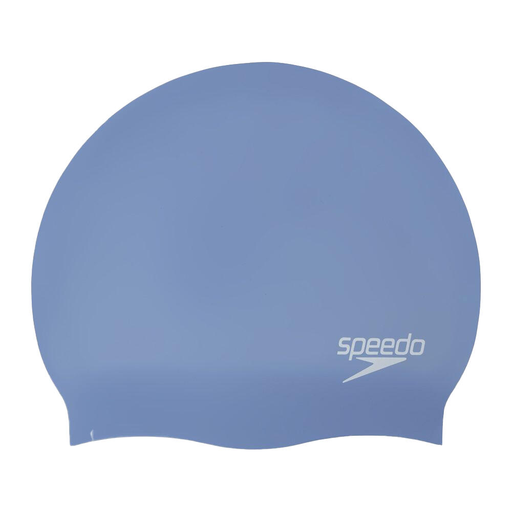 SPEEDO Touca de natação unissexo para adultos com cabelo comprido Azul / Roxo