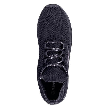 Zapatillas Deportivas Rilon para Hombre Negro, Plateado