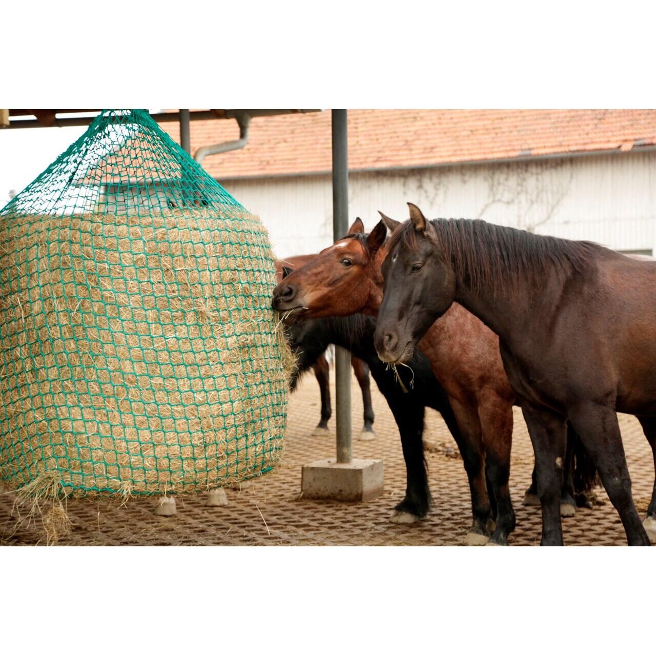 Hay net with round bales to hang Kerbl 2/2