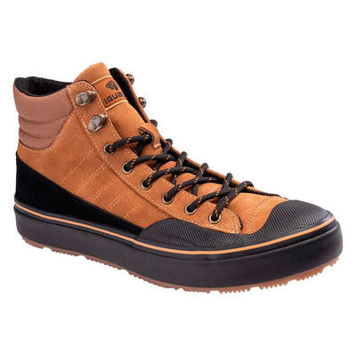 Heren troper suède mid cut wandelschoenen (bruin)