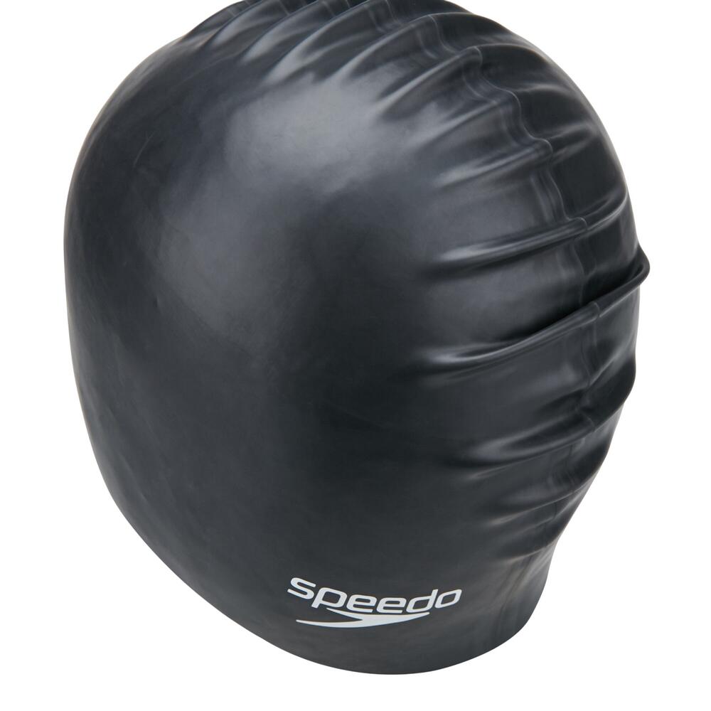 Plat Silicone Zwemdop (Zwart) 2/3