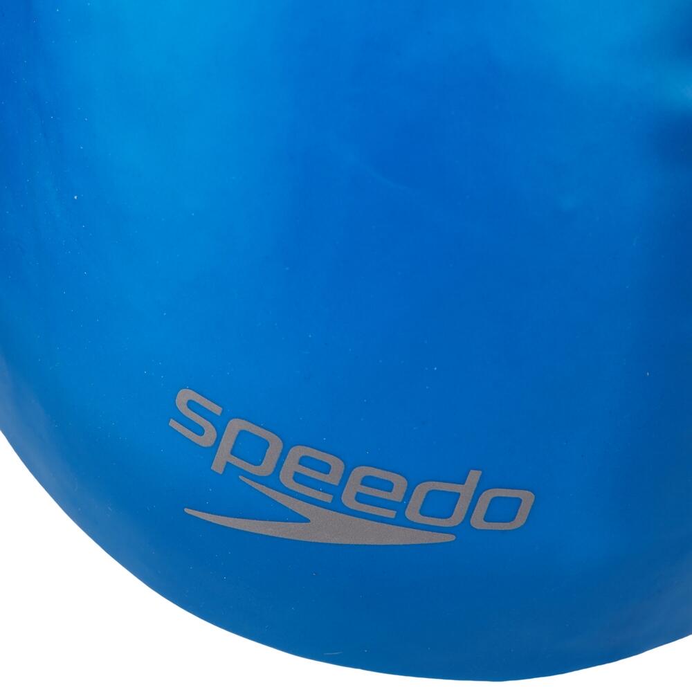 Silicone gegoten badmuts (Neonblauw) 2/3