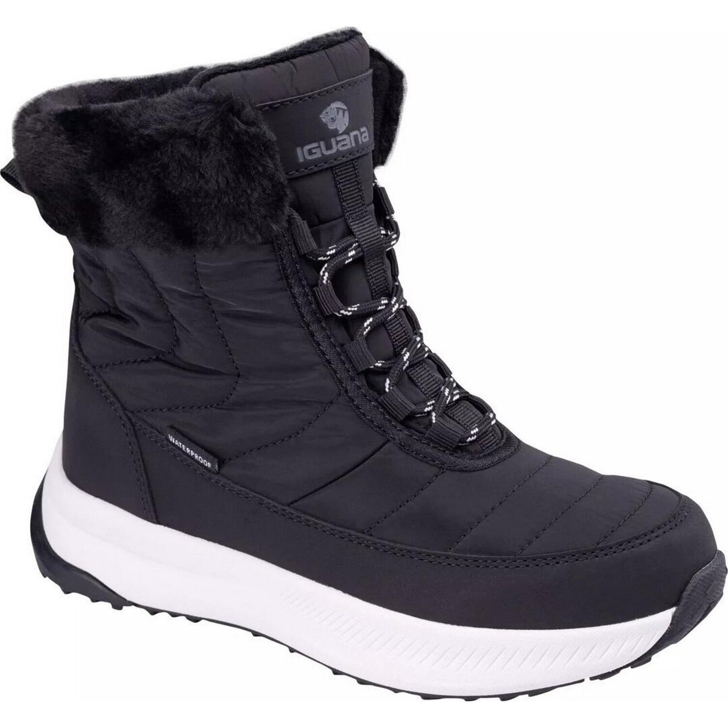 Iguana - Bottines De Marche Irine Femme (noir) - Chaussures De Sport - Noir - Decathlon
