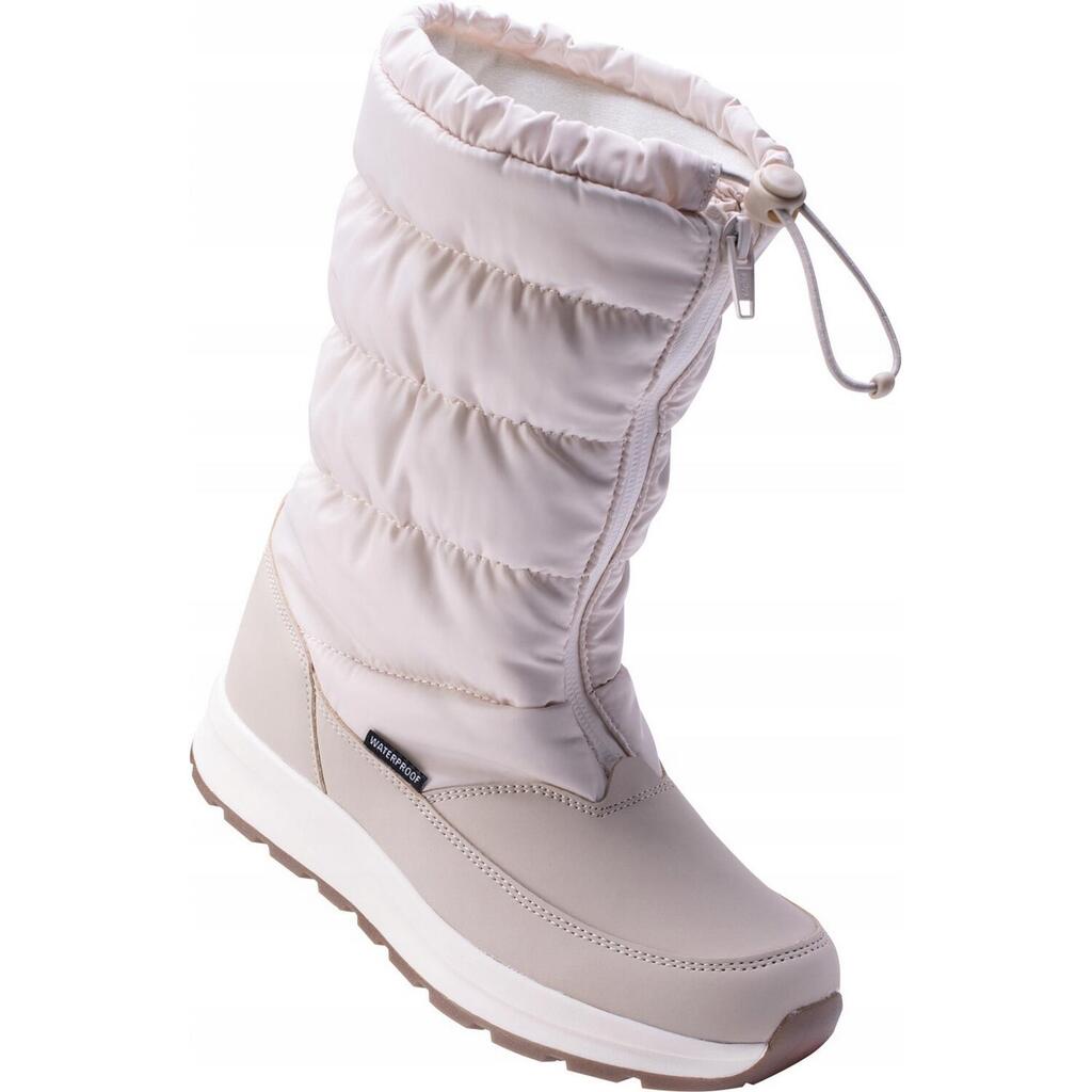 Womens/Ladies Iggy Waterproof Snow Boots (Beige/White)