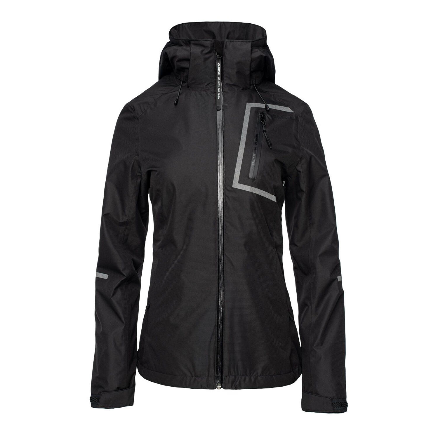 Iguana - Veste Hornen Femme (noir) - Veste - Noir - Decathlon