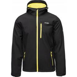 Veste Softshell IVER Homme (Noir / Jaune Vert)